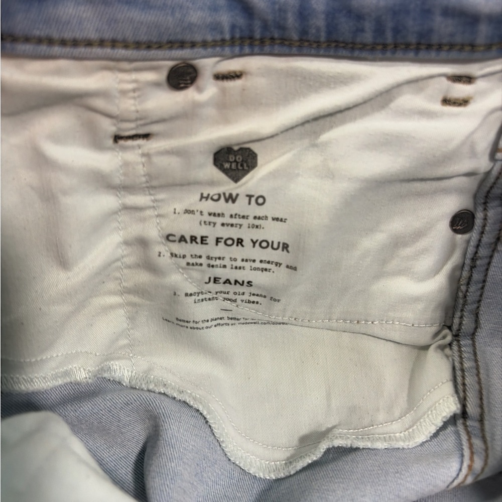 Madewell Women’s Size 28P Mid-Rise Stovepipe Jeans - Picture 5 of 10